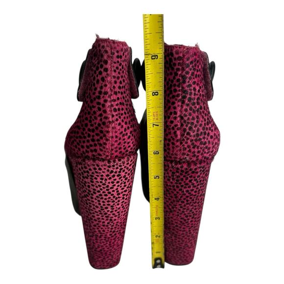 Jeffrey Campbell Pink Cheetah Print platform heels Size 7 - Picture 6 of 10